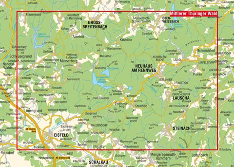 Blattschnitt Bergbahnregion