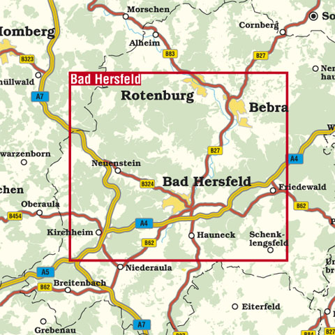 Blattschnitt Bad Hersfeld