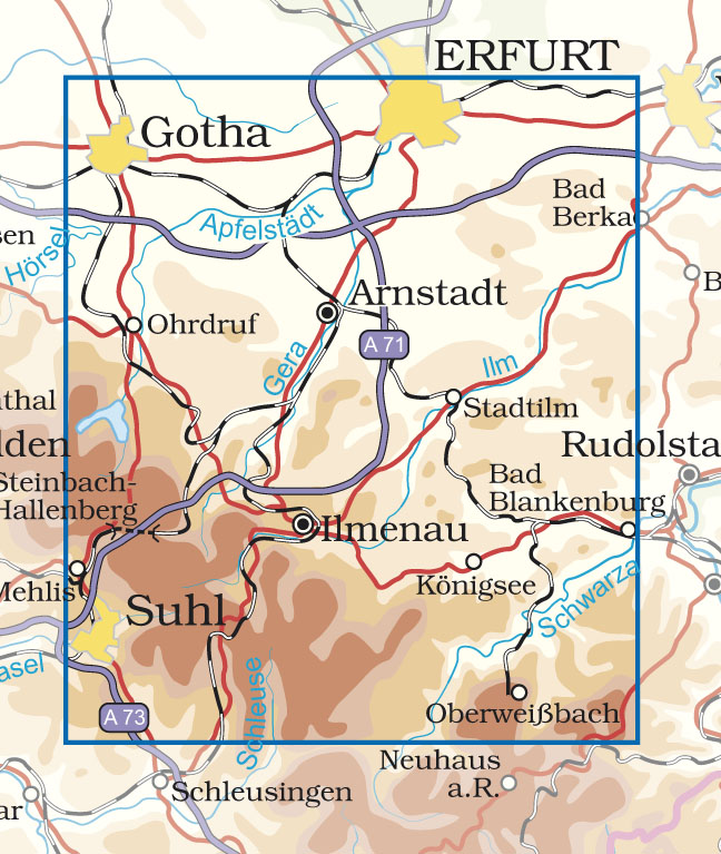 Blattschnitt Ilmkreis