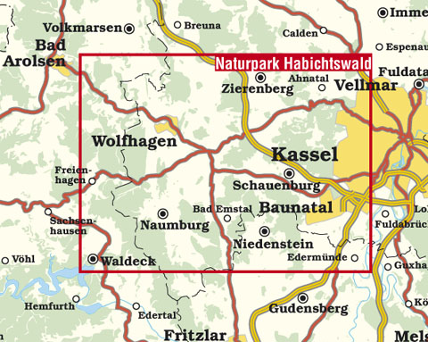 Blattschnitt Naturpark Habichtswald
