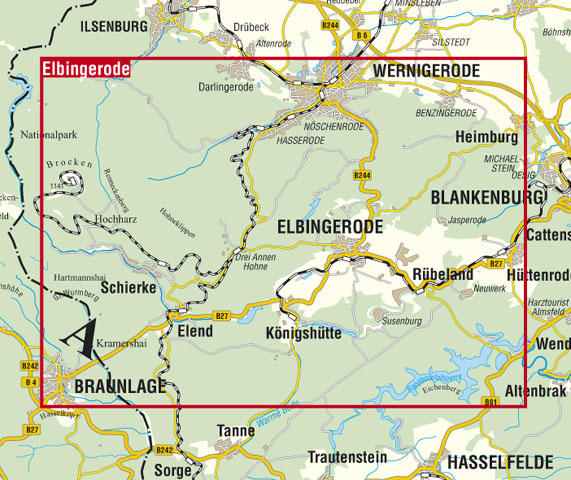 &Uuml;bersichtskarte Elbingerode