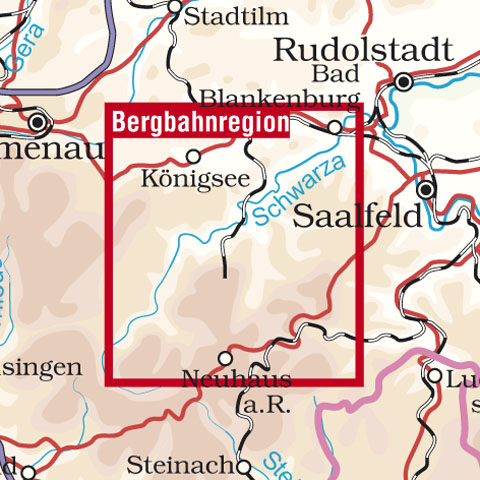 Blattschnitt Bergbahnregion