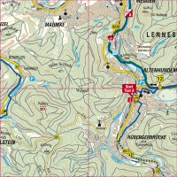 Musterkarte Mountainbikekarte Sauerland - Nord