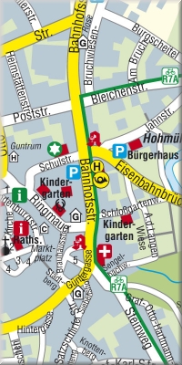 Muster Stadtplan Schlitz