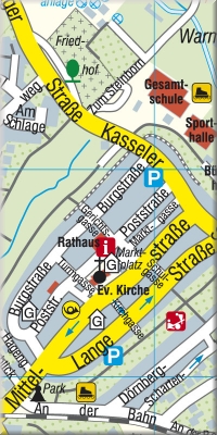 Muster Stadtplan Zierenberg