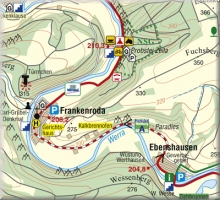 Musterkarte Werratal-Radweg
